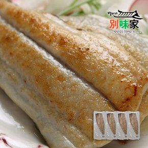 남해별미 영양가득 먹기편한 화덕구이 국내산 순살 삼치 4팩 X (150g 내외)