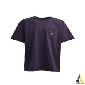 NEEDLES 니들스 24 SS Crew Neck Tee Eggplant (OT262) (크루넥 반팔 티셔츠)