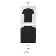 페트레이 24 S/S 남성티셔츠[OTAGO 오타고]BLACK(블랙) - PRMTS003F0S