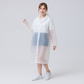 [샵앤] 남녀공용 EVA 다회용 방수 후드 롱 레인코트 WDMS-WJP-TS14463871