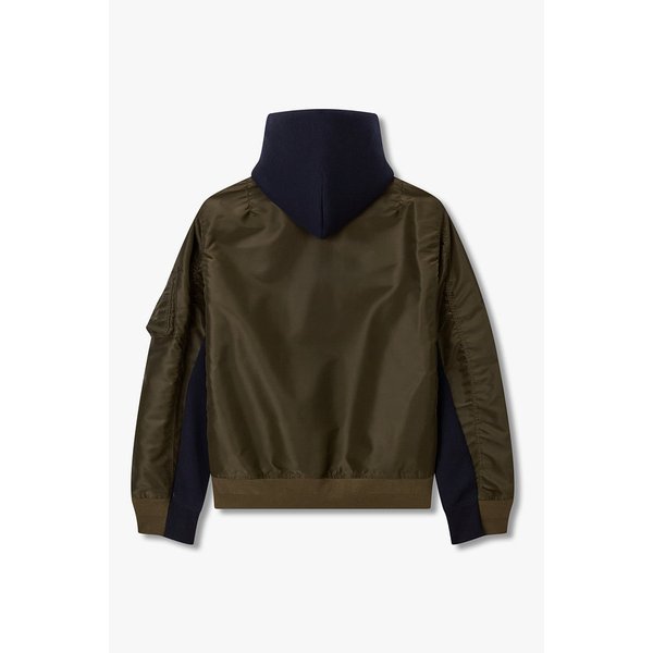 남성 스펀지 스웨트 후디 집업_네이비 6426120105000