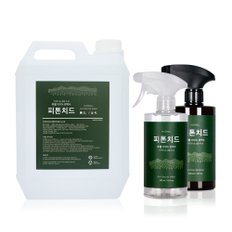 100% 편백수 피톤치드 스프레이 4L + 500ml 공병 새집증후군 섬유 애견 이불 의류 새차 냄새제거 탈취제