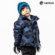 아동 스키 스노우보드 자켓 LAZ-J817-CAMO BLUE