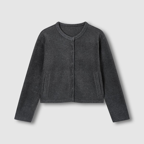 여 코지 플리스 라운지 가디건 J205401026085