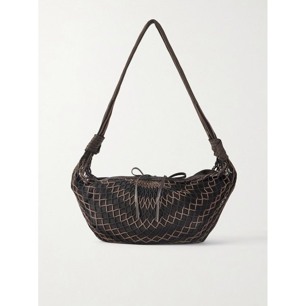 크로아상 가죽 트리밍 피쉬넷 메신저 백 46376663162980961