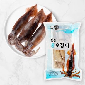 [G]자연산 손질통오징어 특대(320g) x 5팩 10마리