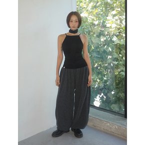 (26FW) Hasta knit pants [black pepper]