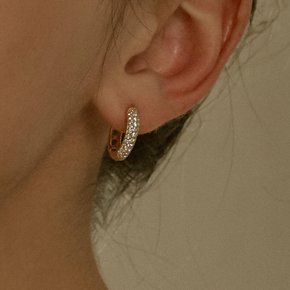 14k 파베 론 귀걸이