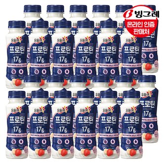 빙그레 요플레 프로틴 드링크 딸기바나나 210ml x24개