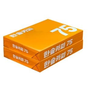 A4 복사용지(A4용지) 75g 1000매(500매 2권)