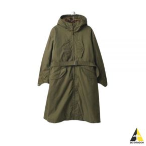 엔지니어드 가먼츠 Storm Coat - Olive CP Weather Poplin (23F1D033-NQ191