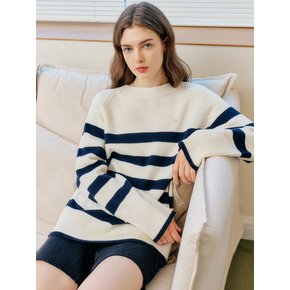 예지 스트라이프 니트 탑 / YEJI STRIPE KNIT TOP_2colors