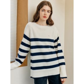 예지 스트라이프 니트 탑 / YEJI STRIPE KNIT TOP_2colors