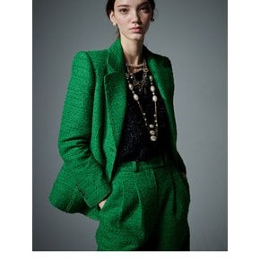 GREEN TWEED JACKET