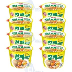 오뚜기 참깨라면 110g 큰컵 8개 컵라면 야식 간식 (WB7B089)