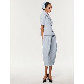 SKY TWEED SKIRT