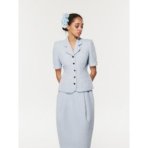 SKY TWEED SKIRT