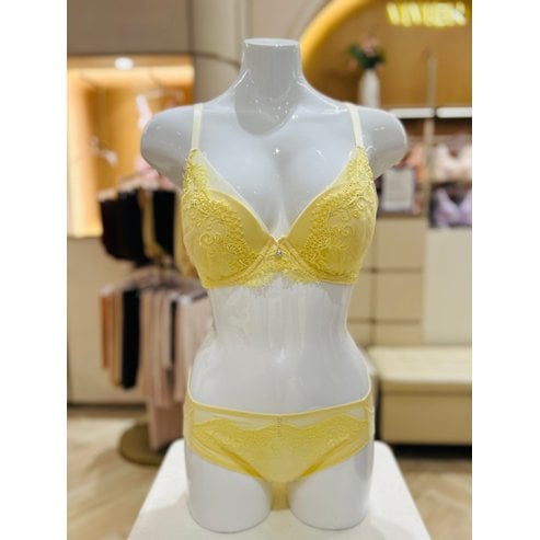 비비안 (최초가격 149,000원)꾸뛰르 수입 패치 자수 브라+팬티 (BR958ABP958A)