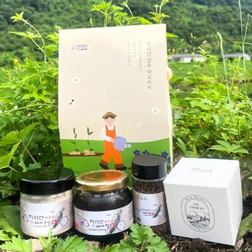 지리산 6년근 약도라지 꾸러미 선물세트 (청,가루,환)(2)
