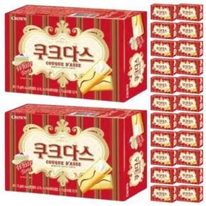 크라운 쿠크다스화이트토르테 72g x 24개