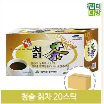 셀러허브 대용량 분말형 칡차 20Tx30 영양 후식 식당 어르신 (S9379036)