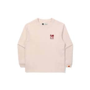 [공식]빅로고 롱 슬리브 티셔츠 키즈 IVORY