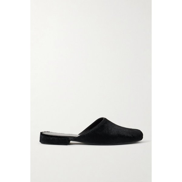 페넬로페 블랙 카프 헤어 뮬 46376663162895617