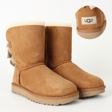 어그 베일리 보우 숏 러플 여성 부츠 1095794 체스트넛 UGG BAILEY BOW SHORT RUFFLE