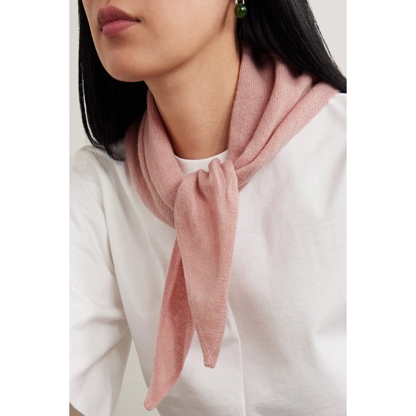 존스톤스 오브 엘긴 베이비 핑크 캐시미어 스카프 46376663162952936