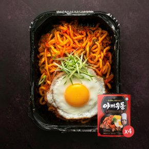 우리집 심야식당 중화 불맛 야끼우동 380g x 4팩