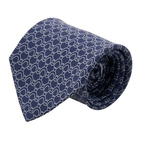 [페라가모]남성 웨이브 프린트 실크 타이 35 0937 F BLU SCURO 0768208 /1