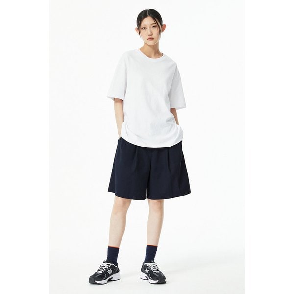 [UNI]백 로고 티셔츠 91U5222187001