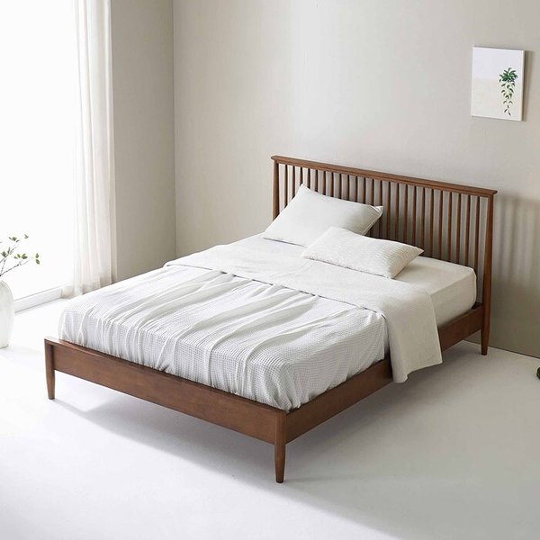 자연 SEO 원목침대 Q (유로탑 25cm 매트리스) TR5194 (수도권무배)