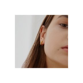 [Silver] Bold Mini Ring Earrings