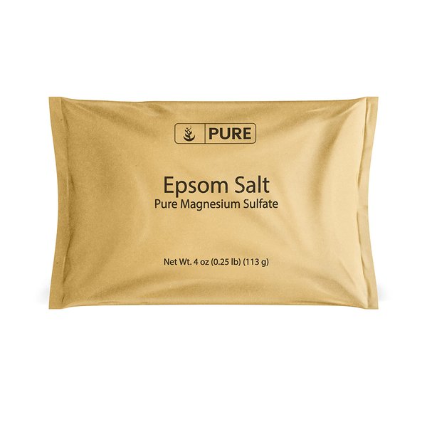 퓨어 식용 앱섬 솔트 마그네슘 설페이트 4oz(113g) Pure Epsom Salt