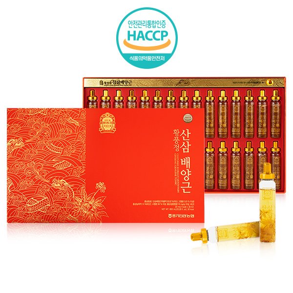 [풍기인삼농협] 황풍정 산삼배양근 20ml x 30병 / 쇼핑백포함