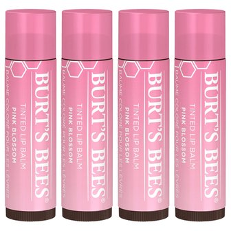  Burt`s Bees Lip Balm 버츠비 립밤 핑크블라섬 4팩 Pink Blossom