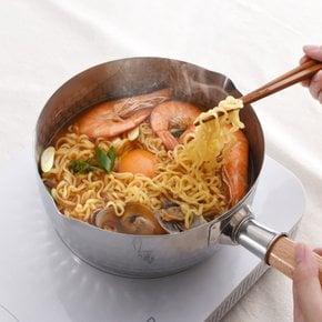 키친아트 스텐 함마톤 냄비/16cm/편수/인덕션 사용 가능