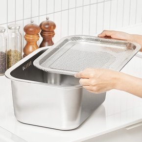 대형 스텐304  설거지통 채반 트레이 대야 다라이 10L