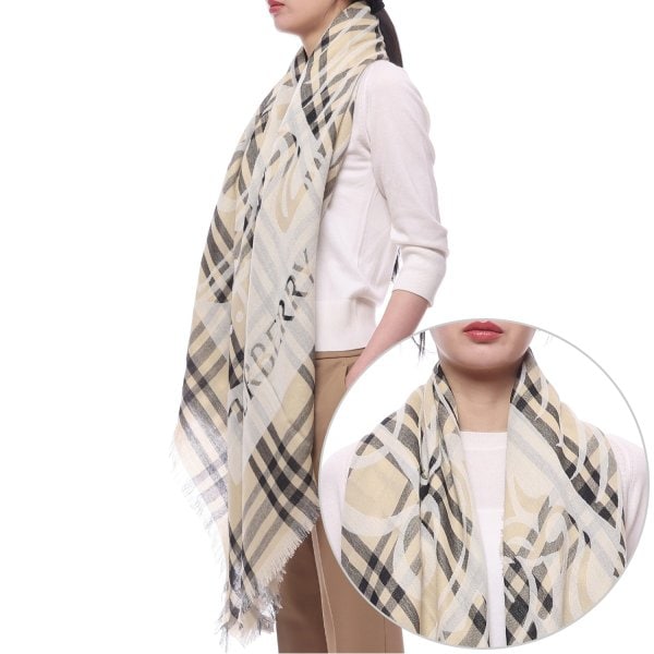 [부산점] 25SS 여성 EKD 울 블렌드 머플러 (8104326 CALICO W 25S)