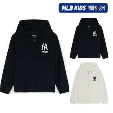 MLB키즈 [백화점 공식] 25SS 베이직 후드 집업 래쉬가드 (2color) 7ASWB0353