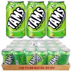 탐스제로 사과,키위향 355ml x 24캔