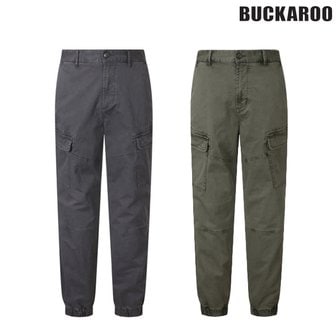 버커루 [여주점] 남성 32수 가먼트다잉 카고 조거 팬츠 바지(B245PT270P)