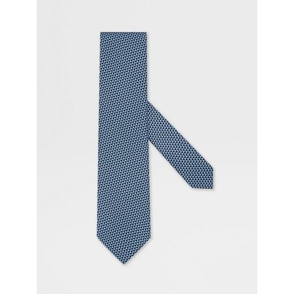 24FW 에르메네질도제냐 넥타이 Z8D03TA81P7BL3 LIGHT BLUE DOM