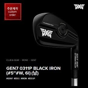 [주문제작][PXG 공식대리점 정품]2024년 GEN7 0311P 블랙 스틸파이버 6개 아이언세트 [6i/5~W]