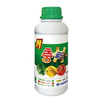 모두싹판다 모두싹충골드 500ml 텃밭 채소 고추 배추 청벌레 담배 나방 애벌레 약 살충제