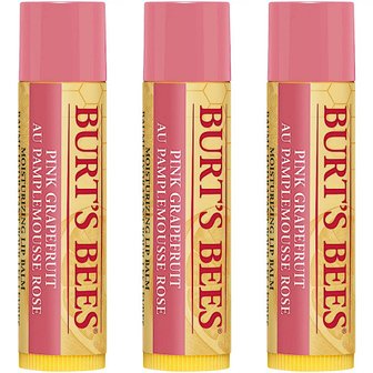  버츠비 리프레싱 립밤 - 핑크 자몽 Burts Bees Refreshing Lip Balm 4.25g 3개