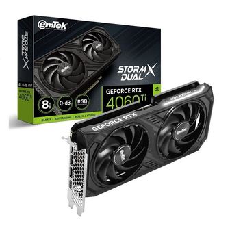  이엠텍 지포스 RTX 4060 Ti STORM X Dual D6 8GB