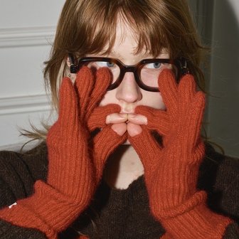 벤시몽 [당일출고][23FW]FINGER HOLE GLOVES - CHERRY RED