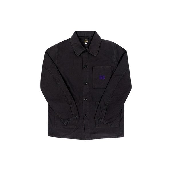 RW215 B-Black 커버올 리버스 사틴 남성 자켓